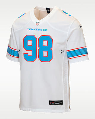 Детские джерси Jeffery Simmons Tennessee Titans Big Kids' Nike NFL Game Jersey
