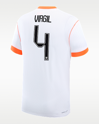 Мужские джерси Virgil van Dijk Netherlands National Team 2026 Match Away Nike Dri-FIT ADV Soccer Jersey