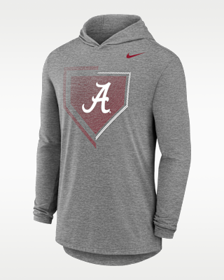 Мужская футболка Nike College (Alabama Crimson Tide) Long-Sleeve Hooded Baseball