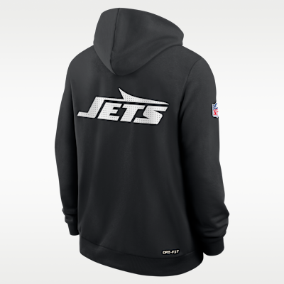 New York Jets Utility Player Sideline Men's Nike Dri-FIT NFL Full-Zip Hoodie