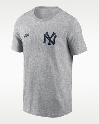 Мужская футболка New York Yankees Cooperstown 2-Hit Large Logo Nike MLB
