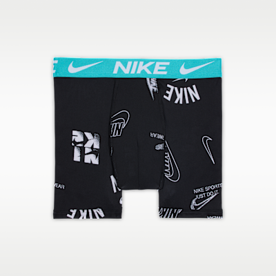 Ropa interior estampada para niños talla grande (paquete de 3) Nike Dri-FIT Essentials
