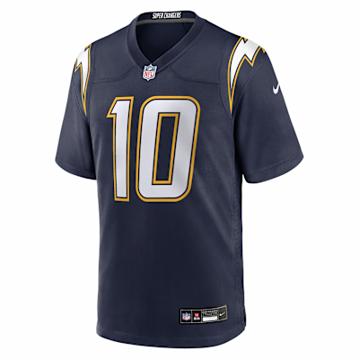Justin Herbert Los Angeles Chargers Men's Nike NFL Game Jersey