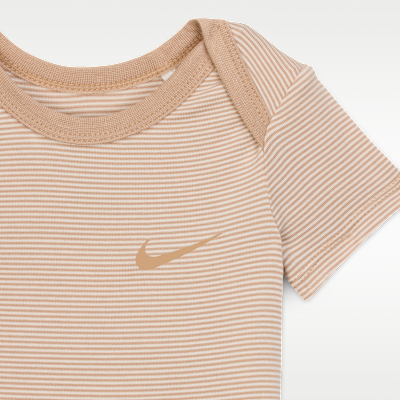 Nike Baby Striped Bodysuit and Joggers Set