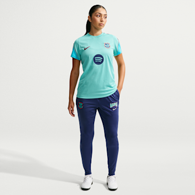 Nike FC Barcelona Strike Üçüncü Nike Dri-FIT Örgü Kadın Futbol Eşofman Altı