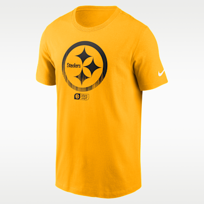 Playera Nike de la NFL para hombre Pittsburgh Steelers Faded Essential