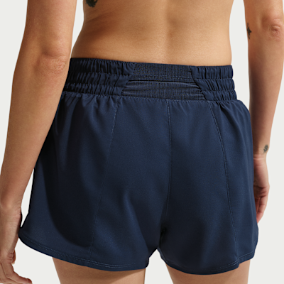 Nike One Dri-FIT Normal Belli 8 cm Slip Astarlı Kadın Şortu görsel 3
