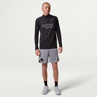 Nike Paris Saint-Germain Strike Night Edition Jordan Dri-FIT Örgü Erkek Futbol Şortu görsel 7