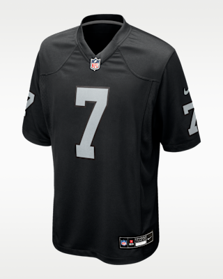 Мужские джерси Geno Smith Las Vegas Raiders Nike NFL Game Jersey