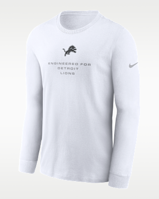 Мужская футболка Detroit Lions Team Issue Nike Dri-FIT NFL Long-Sleeve
