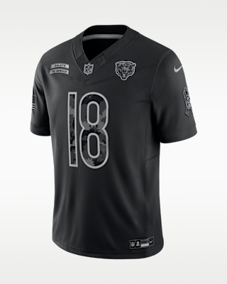 Мужские джерси Caleb Williams Chicago Bears Salute to Service Nike Dri-FIT NFL Limited Jersey