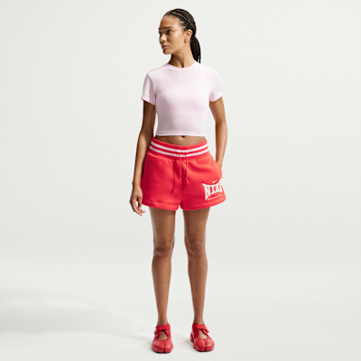 Женские шорты Nike Sportswear Phoenix Fleece Women's High-Waisted 4" Shorts