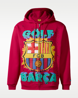 Мужское худи FC Barcelona x GOLF WANG Nike Soccer Full-Zip Hoodie