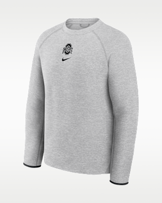 Мужские  Ohio State Tech Fleece Nike College Pullover Crew