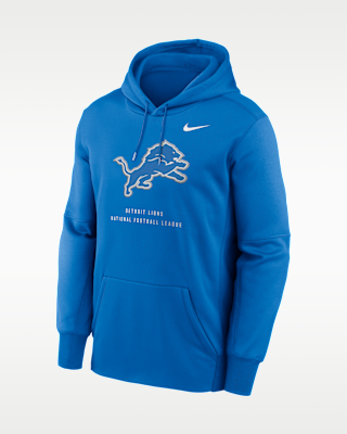 Мужское худи Detroit Lions Nike Therma NFL Pullover Hoodie