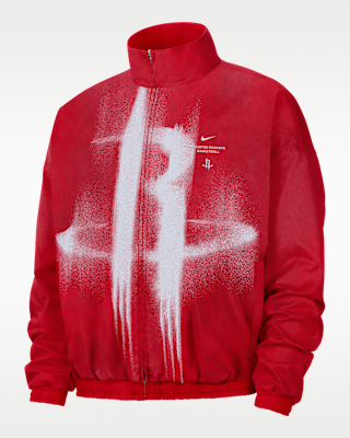 Мужская куртка Houston Rockets Nike Standard Issue Woven Basketball для баскетбола