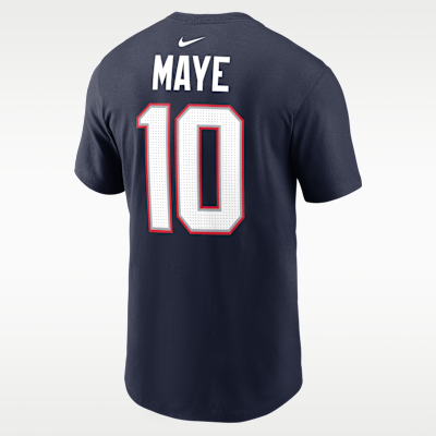 Drake Maye New England Patriots Super Bowl LX Men's Nike NFL T-Shirt