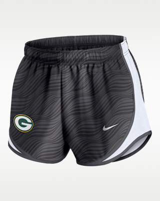 Женские шорты Nike Dri-FIT NFL от Green Bay Packers Tempo антрацит/белый