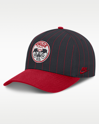 Мужские Minnesota Twins Cooperstown Rise Nike MLB A-Frame Adjustable Hat