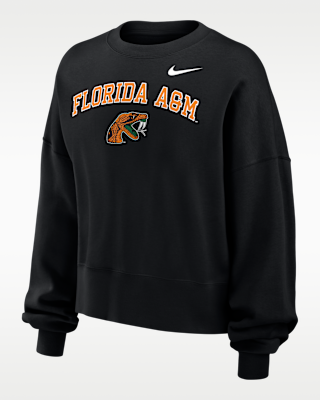 Женский свитшот Nike College (Florida A&M University) Phoenix Fleece Crewneck