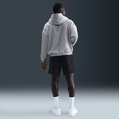 Nike Standard Issue Therma-FIT bolyhosított, kosaras, belebújós, kapucnis férfipulóver