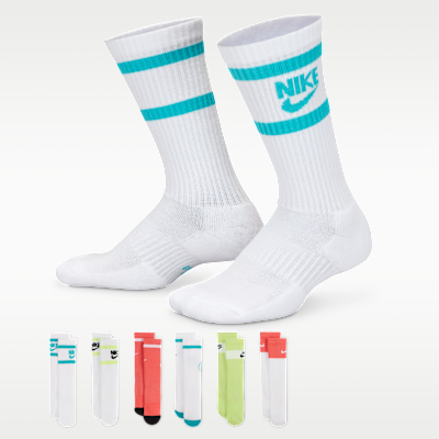 Nike Everyday Kids' Cushioned Crew Socks (6 Pairs)
