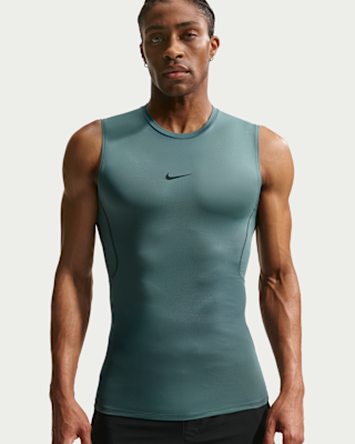 Мужские тайтсы Nike Pro Dri-FIT Tight Sleeveless Fitness Top для тренировок