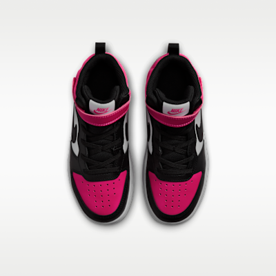 Nike Court Borough Mid 2 Tenis para niños de preescolar