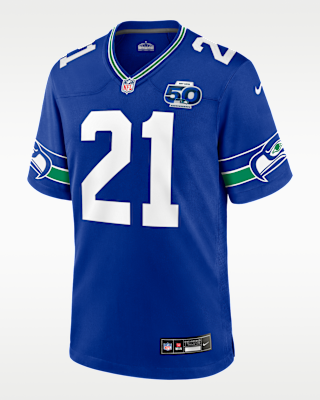 Мужские джерси Devon Witherspoon Seattle Seahawks 50th Anniversary Nike NFL Game Jersey