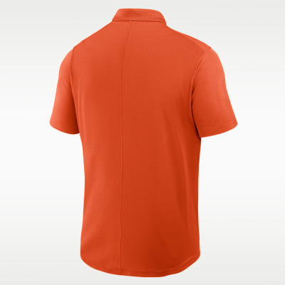Polo universitario Nike Dri-FIT para hombre Clemson Primetime Victory Primary Logo