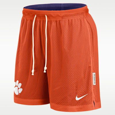 Shorts universitarios Nike Dri-FIT para hombre Clemson Reversible