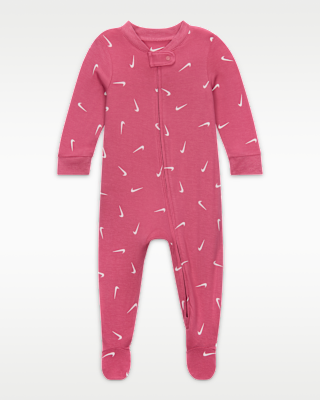 Детские  Nike Baby (0-9M) Printed Viscose Footed Coverall