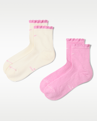 Unisex носки Nike Everyday Elevated Scallop Micro-Crew Socks (2 Pairs)