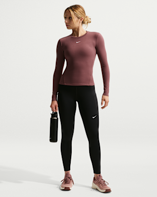 Женские тайтсы Nike One High-Waisted 7/8 Leggings with Pockets