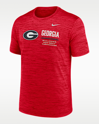 Мужская футболка Georgia Sideline Velocity Nike Dri-FIT College
