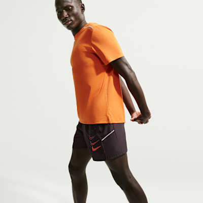 Nike Miler Dri-FIT 13 cm Slip Astarlı Erkek Koşu Şortu görsel 4