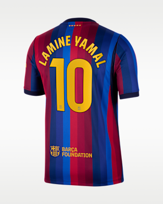 Мужские джерси Lamine Yamal FC Barcelona 2026/27 Stadium Home Nike Dri-FIT Soccer Jersey