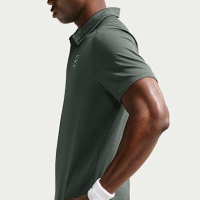 NikeCourt Advantage Dri-FIT Erkek Tenis Polo Üstü görsel 2