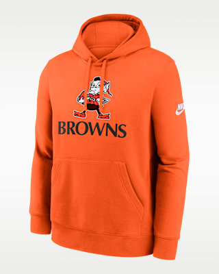 Мужское худи Cleveland Browns Best Season Rewind Club Nike NFL Pullover Hoodie