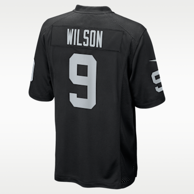 Jersey de fútbol americano Nike de la NFL Game para hombre Tyree Wilson Las Vegas Raiders