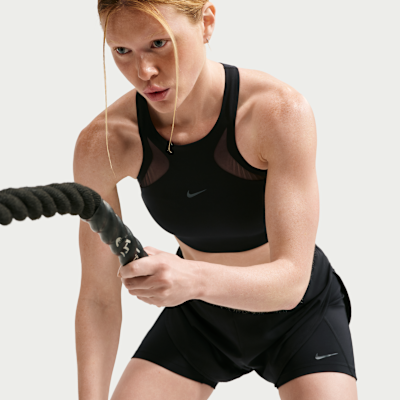 Nike Universa Orta Destekli Fileli Kadın Spor Sütyeni görsel 3