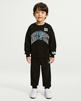 Детские Nike Sportswear Toddler Multisport 2-Piece Fleece Crew Set