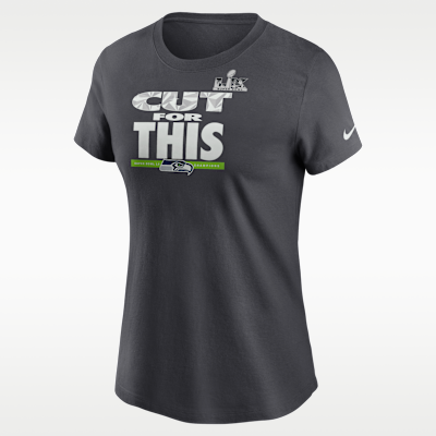 Playera Nike de la NFL para mujer Seattle Seahawks Super Bowl LX Champions Parade