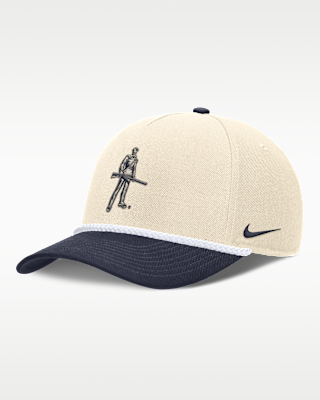 Женские  West Virginia Primetime Rope 2-Tone Rise Nike College Adjustable Hat