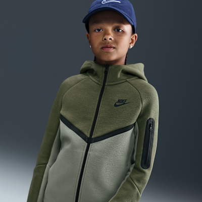Nike Sportswear Tech Fleece Big Kids' Full-Zip Hoodie