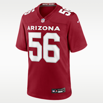 Jersey de fútbol americano Nike NFL Game para hombre Darius Robinson Arizona Cardinals