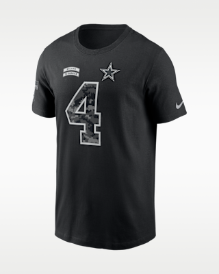 Мужская футболка Dak Prescott Dallas Cowboys Salute to Service Nike NFL