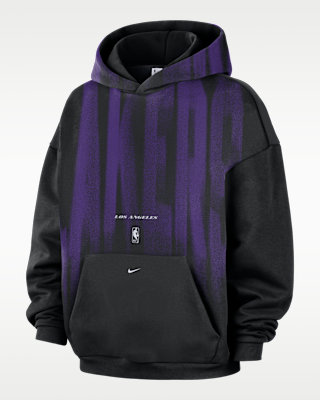 Мужское худи Los Angeles Lakers Nike Standard Issue Fleece Basketball Hoodie для баскетбола
