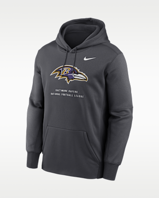 Мужское худи Baltimore Ravens Nike Therma NFL Pullover Hoodie