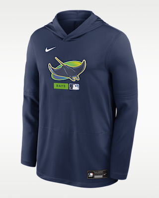 Мужские  Tampa Bay Rays Authentic Collection Nike Dri-FIT MLB Long-Sleeve Hooded Top